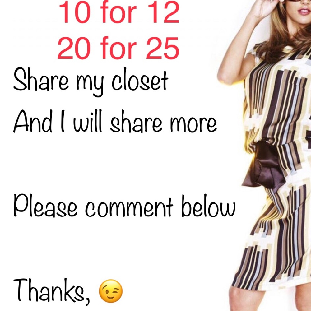 Share my closet and I will share yours!